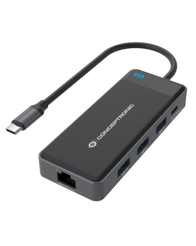 DOCKING STATION 7-in-1 USB 3.2 Gen. 1 - 2x HDMI, 3x USB-A, GbE LAN, 100W USB PD