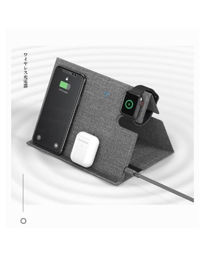Rock - Caricatore Wireless 3 in 1 da Scrivania