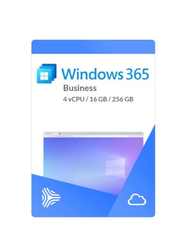 W365 BUSINESS 4 VCPU, 16 GB, 256 GB