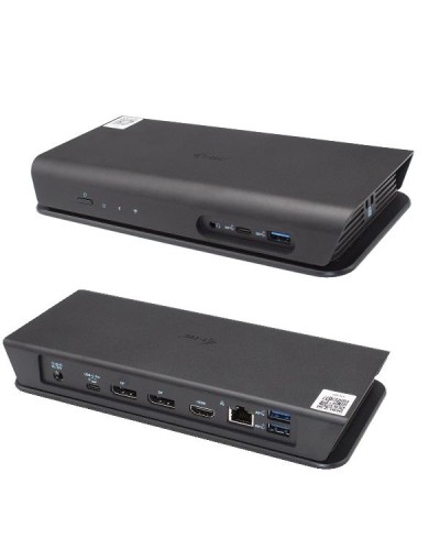 Docking Station USB-C per TRIPLO MONITOR  (3xDisplay: 2xDP / 1xHDMI)+ PD 65W con alimentatore