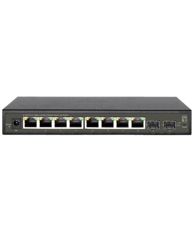 LEVEL ONE GES-2110 - SWITCH HILBERT 10-PORTE GIGABIT SMART LITE, 8x Gigabit RJ45 + 2x Gigabit SFP