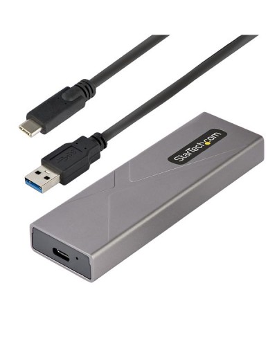 USB-C 10Gbps Aluminum M.2 NVMe/SATA SSD Enclosure