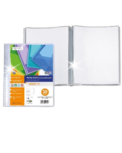 ASSO TI Price List Holder 15x21 20 Pockets Transparent