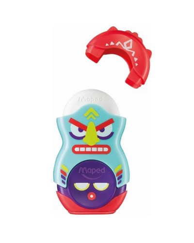 LOOPY Eraser + 1-Hole Sharpener Assorted Colors