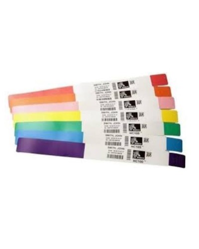 Zebra CF.6 White Infant Wristbands