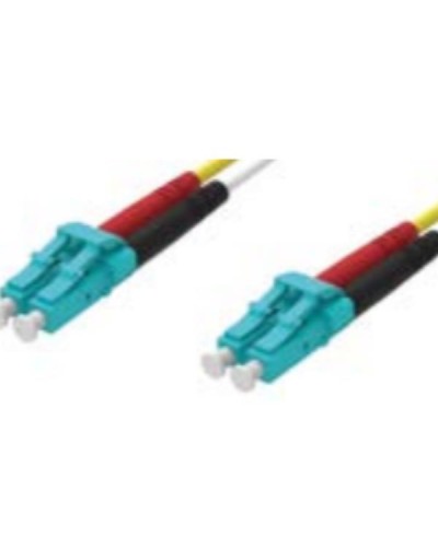 Duplex Fiber Optic Cable 50/125 OM3 LC/LC Aqua 3m