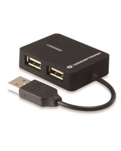 Mini USB 2.0 4-Port Hub