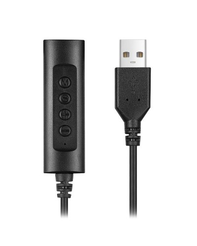 HHEADA-UA 3.5mm Jack to USB-A Audio Adapter with Remote Control