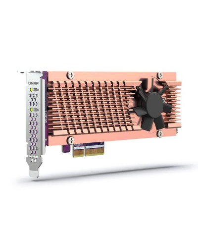 QNAP QM2-2P-344A M.2 NVMe PCIe SSD Expansion Card