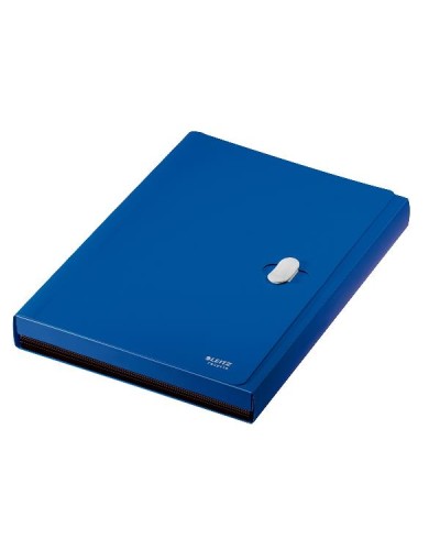 Leitz Recycle A4 PP Expanding File, 5 Compartments, Blue