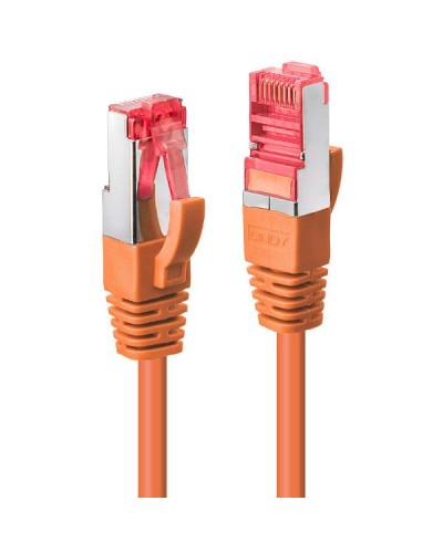 Cat.6 S/FTP Network Cable, Orange, 2m