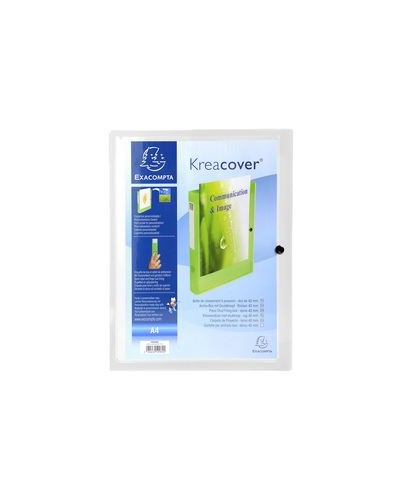 Krea Cover A4 Transparent Archive Box 40mm Spine