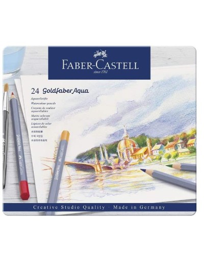 Goldfaber Aqua Watercolour Pencils, Pack of 24