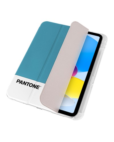 PANTONE Two-Tone Light Blue and White Folio Case for iPad