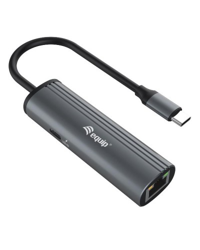 EQUIP USB-C to RJ45 Gigabit + PD 100W Adapter