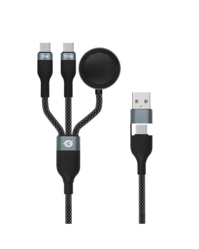 3-in-1 100W USB-C Fast Charging Data Cable 1.5m