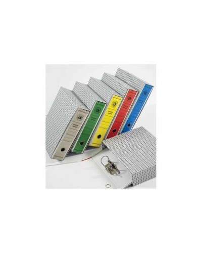 Lever Arch File Protocol Spine 8cm Red PK12