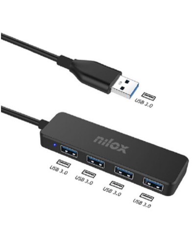 Nilox Tech Hub 4-Port USB-A 3.2 Gen1
