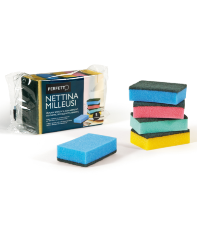 Synthetic Sponge with Abrasive
