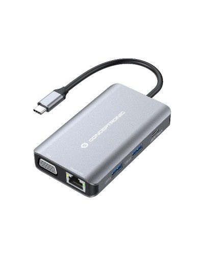 7-in-1 USB 3.2 Gen.1 HDMI VGA GbE LAN Docking Station