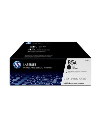 HP 85A Black Toner - 2-Pack