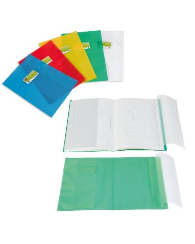 MAXI A4 PP Green Textured Notebook Cover