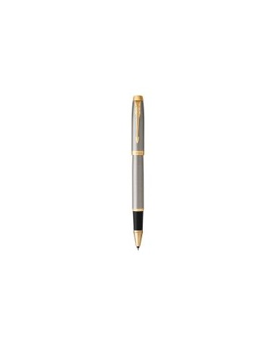 Parker IM Brushed Metal GT Black Rollerball Pen