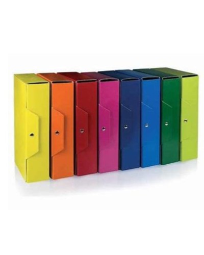 Pressboard Project Folders, 12mm Spine, Blue (5 Pieces)