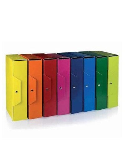 Pressboard Project Folders 6cm Spine Blue (5 pcs)