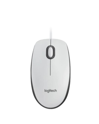 M100 USB Optical Ambidextrous Mouse - White