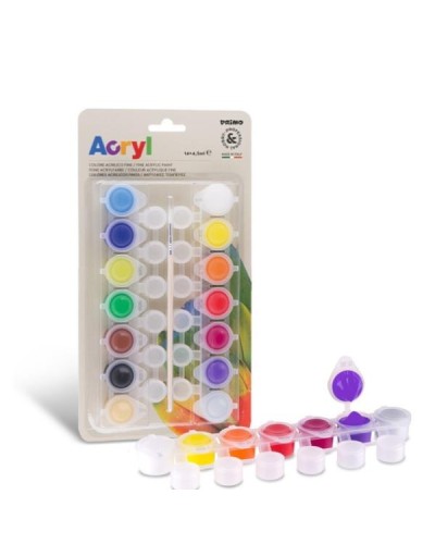 CF14 Acrylic Paints 4ml + Brush