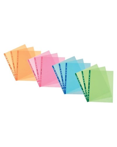 CF25 Smooth Ultra-Transparent Blue Punched Pockets