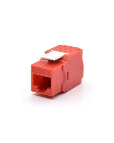 PRESA RJ45U CAT.6  ROSSO