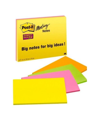 CF4POST-IT SUPERST MEETNOTE LARGE