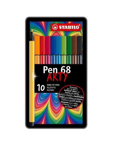 AST10 STABILO PEN 68 COL ASSORT