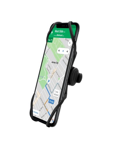 SWIPEBIKESTEM - Supporto universale per smartphone utilizzo con bici, ebike, da manubrio, materiale morbido silicone, funzional