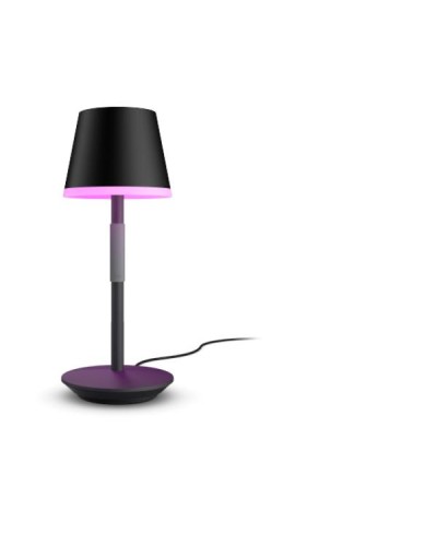 PHILIPS - LAMPADA DA TAVOLO PORTATILE HUEGO NERA