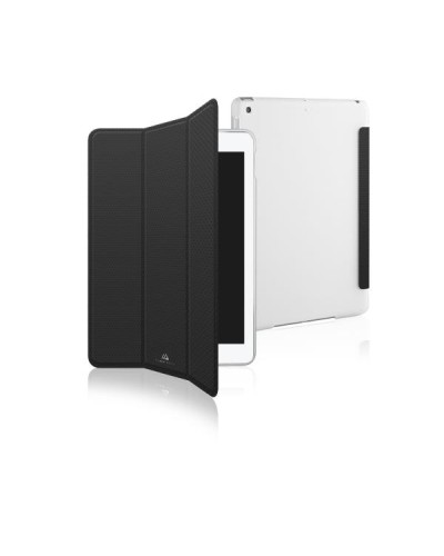 BOOKLET TABLET - Custodia a libro in pelle sintetica e cover trasparente in TPU funzione stand compatibile con Apple iPad Pro 1
