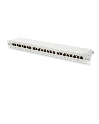 PANN.1U CON 24 RJ45S CAT.6 GRIGIO