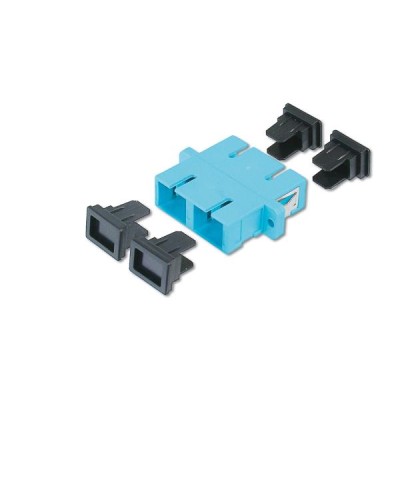 COUPLER SC DUPLEX OM3 ACQUA CERAMIC