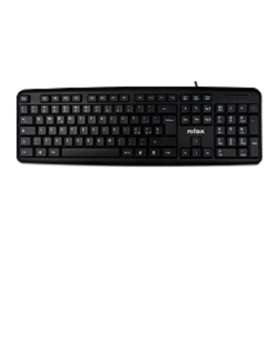 NILOX TECH - Tastiera con connessione USB-A, lunghezza cavo 1.5 mt, 105 tasti, layout italiano, tecnologia a membrana