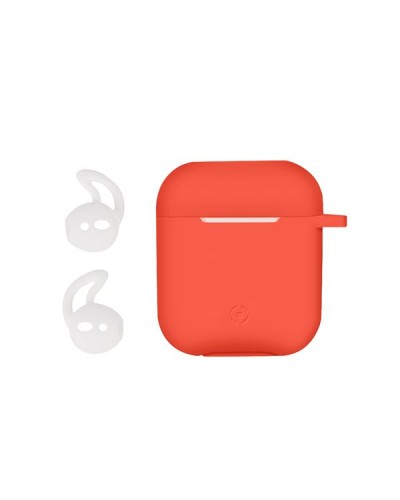 AIRCASE - Custodia in silicone morbido compatibile con Airpods 1st Gen. / 2nd Gen.