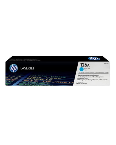 HP 126A CYAN LASERJET PRINT CARTR.
