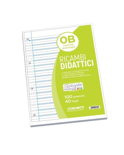 RICAMBI DIDATTICI A4 0B 40FF 100GR