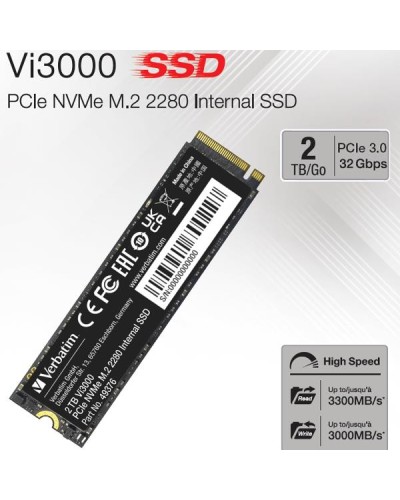 Vi3000 Internal PCIe NVMe M.2 SSD 2TB
