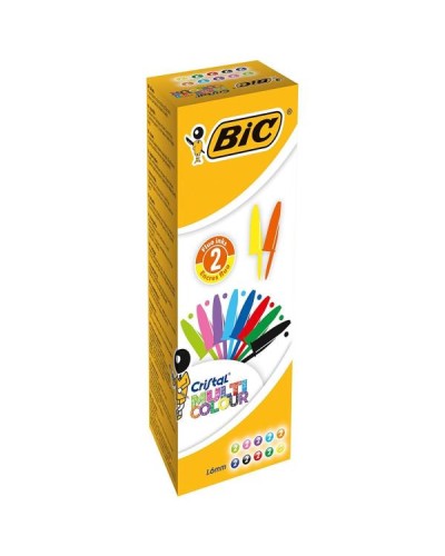 CONF20 PENNE CRISTAL COL. ASS1.6MM