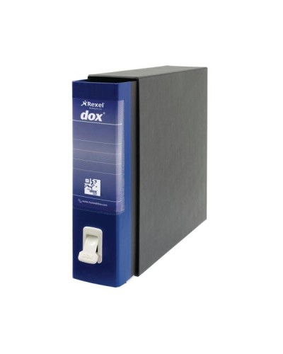 REXEL DOX 2 Registratori a leva dorso 8 cm, blu, conf. 6