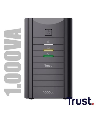 GRUPPO DI CONTINUITÀ (UPS) 1000 VA CON 2 PRESE SCHUKO PROTETTE - TRUST OXXTRON 1000