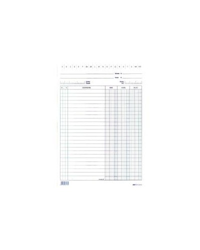 CF100 SCHEDE DARE/AVERE/SALDO BLU