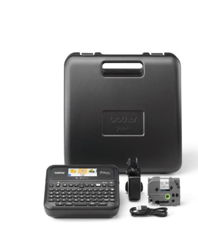 Etichettatrice elettronica desktop con valigetta Brother PTD610BTVP